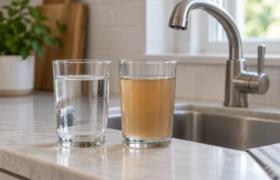 Brown Water From the Faucet? Check Notices and the Pattern